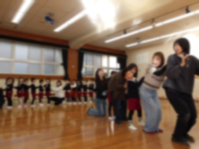 みんなで『こすれこすれ♪』