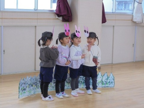 うさぎさん、楽しそう♬