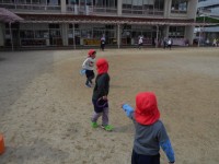 リレー遊び（もも組）